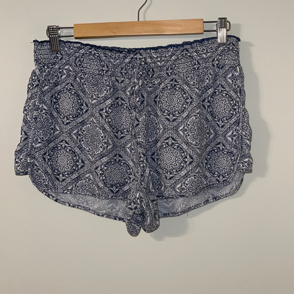 Blue soft shorts
